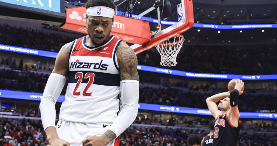 Ο Ρισόν Χολμς με τη φανέλα των Washington Wizards πριν την μεταγραφή του στον Παναθηναϊκό AKTOR