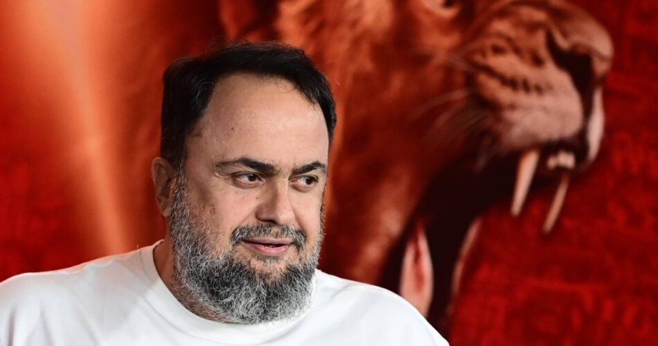 Βαγγέλης Μαρινάκης σε εκδήλωση του Ολυμπιακού