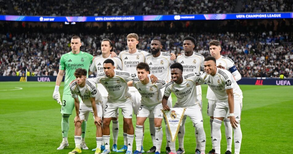 Οι παίκτες της Ρεάλ Μαδρίτης σε αγώνα Champions League