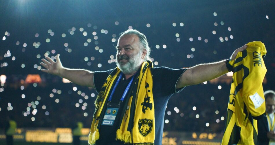 Η ατμόσφαιρα στην OPAP Arena σε παιχνίδι της ΑΕΚ