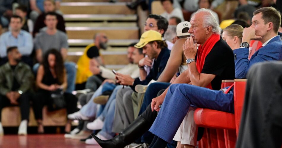 Γενικό πλάνο της Μονακό σε αναμέτρηση της EuroLeague τη φετινή σεζόν.