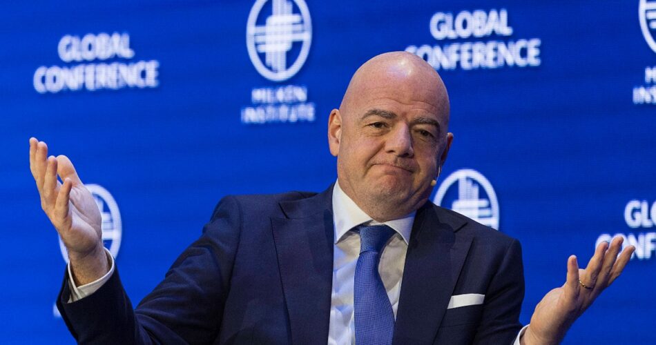 Ο Ινφαντίνο σε πρόσφατη εκδήλωση της FIFA