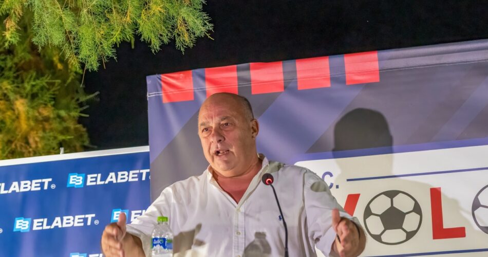 Ο Αχιλλέας Μπέος σε προηγούμενη αναμέτρηση που έδωσε ο Βόλος στη Super League