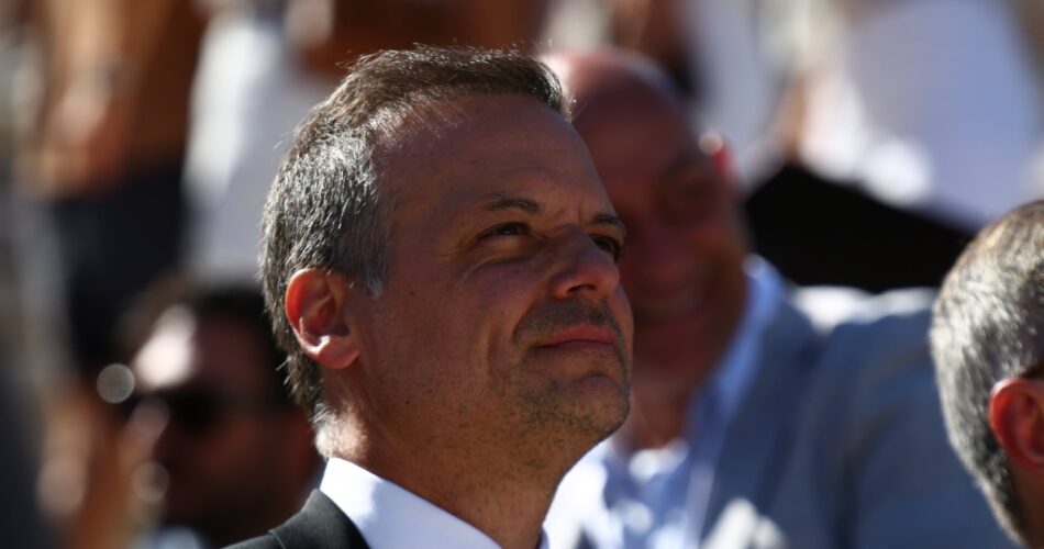 Ο Δήμαρχος Αθηναίων, Χάρης Δούκας που μίλησε για το νέο γήπεδο του Παναθηναϊκού στον Βοτανικό