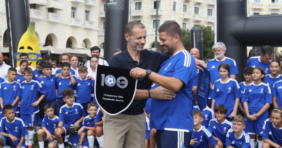 Ο πρόεδρος της ΕΠΟ Γκαγκάτσης σε παλαιότερη εκδήλωση της Ελληνικής Ποδοσφαιρικής Ομοσπονδίας