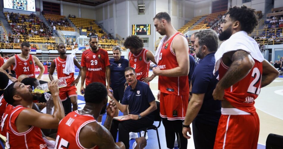 Στιγμιότυπο που ανέβασε ο Ολυμπιακός από την παρουσία του στο τουρνουά CRETE IBT στην Κρήτη