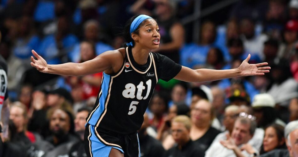 Η Έιντζελ Ρις σε πρόσφατη αναμέτρηση στο WNBA