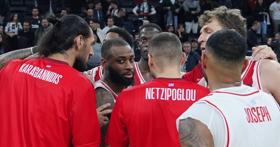 Αγωνιστικό στιγμιότυπο από την πρόσφατη αναμέτρηση Μπεσίκτας – Ολυμπιακός στην Κωνσταντινούπολη για τη EuroLeague.