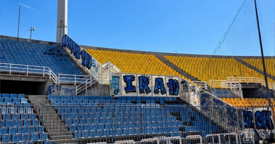 Γενική άποψη του Καυτανζογλείου Σταδίου από ανάρτηση της ΠΑΕ Ηρακλής